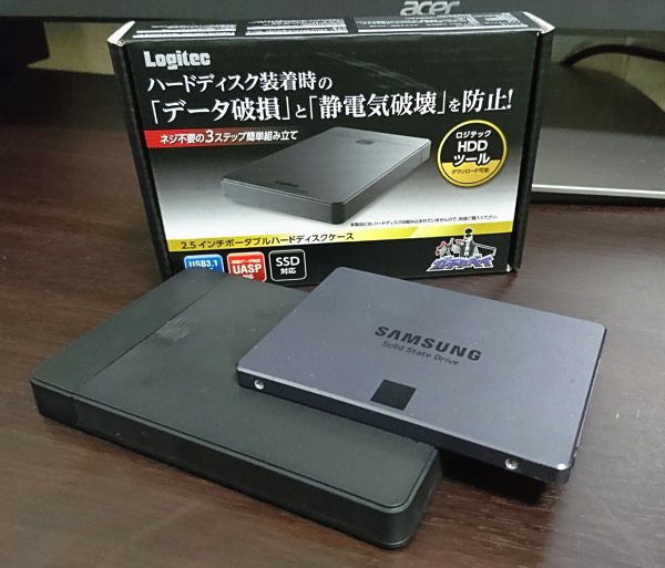 Ps4 ロジテック Ssd対応外付けhddケース Lgb Pbpu3 レビュー あらさーかんごしブログ