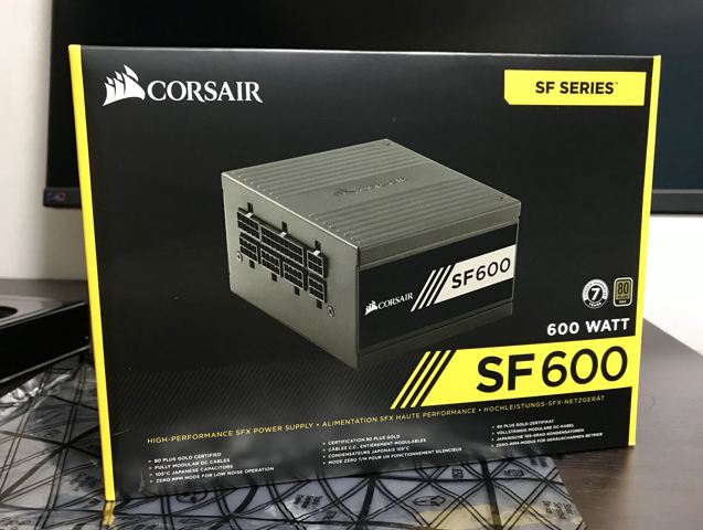 大容量SFX電源「Corsair SF600」レビュー。小型ゲーミングPCに最適 